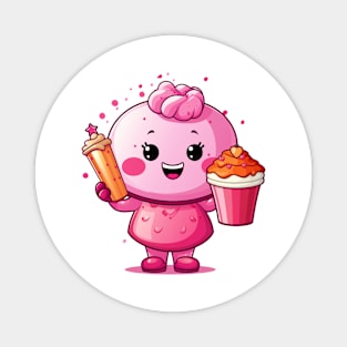 kawaii Ice cream  T-Shirt cute Candy food gilrl Magnet